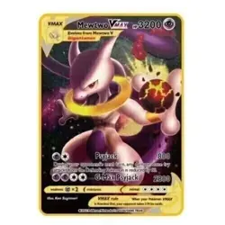 NEW Pokemon Cards Mewtwo VMAX TCG Metal Pokémon Card 3200 HP Fast Shipping - Image 6