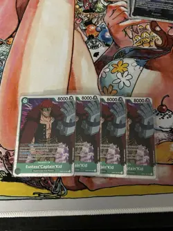 Eustass "Captain" Kid OP01-051 One Piece Card Game TCG Playset 4x - Image 2