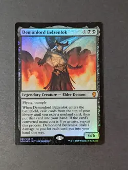 MTG -  1x Demonlord Belzenlok - Dominaria - NM/LP Foil - Magic The Gathering #86 - Image 6