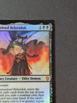 MTG -  1x Demonlord Belzenlok - Dominaria - NM/LP Foil - Magic The Gathering #86 - Image 7
