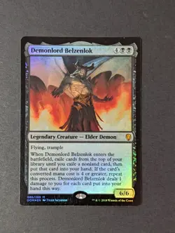 MTG -  1x Demonlord Belzenlok - Dominaria - NM/LP Foil - Magic The Gathering #86 - Image 8