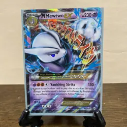 Pokémon Mega-Mewtwo-EX Holo Ultra Rare TCG Card 63/162 Breakthrough - Image 5