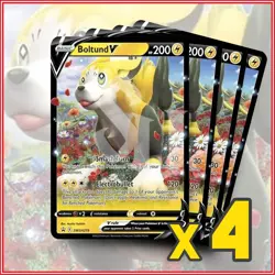 Pokemon TCG: Sword & Shield Promo Cards BOLTUND V SWSH219 x4 | IN STOCK - Image 1