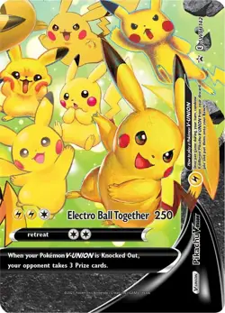Pikachu V-Union SWSH142 SWSH: Sword & Shield Promo Cards Holo - Image 1