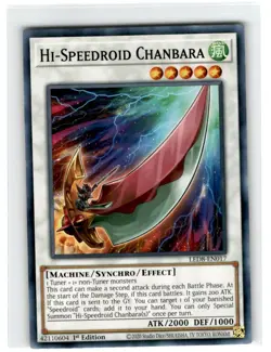 Yu-Gi-Oh! Hi-Speedroid Chanbara Common LED8-EN017 Lightly Played 1st Edition - Image 3