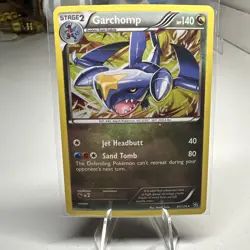 Garchomp Cosmos Holo Rare 91/124 Black & White Dragons Exalted NM Pokémon Card - Image 6