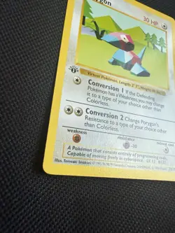 Pokemon Porygon 39/102 1st Edition Shadowless Base Set Card Unplayed Near Mint - Image 14