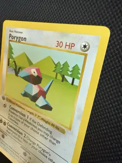 Pokemon Porygon 39/102 1st Edition Shadowless Base Set Card Unplayed Near Mint - Image 3