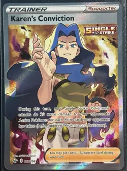 Karen's Conviction 193/198 - Ultra Rare Chilling Reign Pokémon TCG - NM/M Card - Image 1