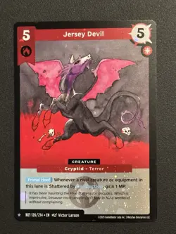 Jersey Devil Reverse Holo Rare Metazoo 2025 Base Set MZ1 126/214 Card (x1) - Image 2