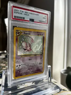 Espeon Neo Discovery 1/75 Holo PSA 9 Pokemon Card 2001 Mint - Image 19