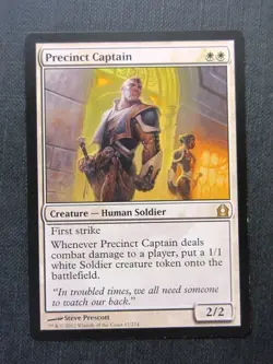 Precinct Captain - Mtg Magic Cards # 10A87 - Image 1