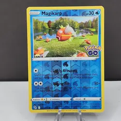Magikarp 021/078 Pokemon GO Holo Rare Pokemon TCG Card - Image 1