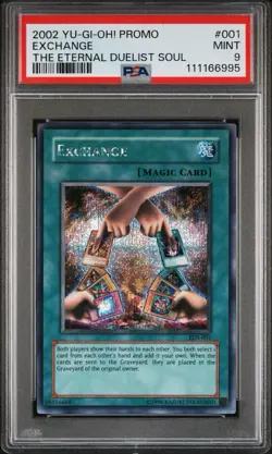 2002 Yu-Gi-Oh! Exchange Eternal Duelist Soul EDS Limited Edition Secret PSA 9 - Image 3