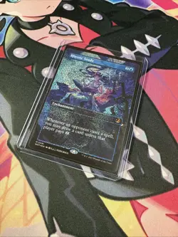 MTG Rhystic Study ~ Anime Borderless ~ Confetti Foil - NM - Image 15