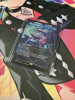 MTG Rhystic Study ~ Anime Borderless ~ Confetti Foil - NM - Image 3