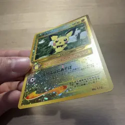 Vintage Pokemon Card - Pichu No. 172 Reverse Holo Rare - NM Japanese - Image 8