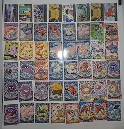 Pokemon Topps TV Animation Mixed Lot of 48 Total Cards Some FOIL See Description - Image 1