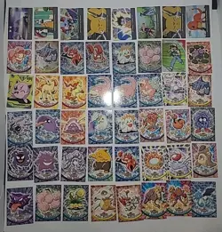 Pokemon Topps TV Animation Mixed Lot of 48 Total Cards Some FOIL See Description - Image 14