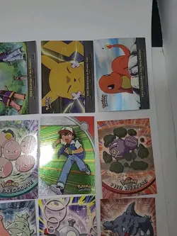 Pokemon Topps TV Animation Mixed Lot of 48 Total Cards Some FOIL See Description - Image 18