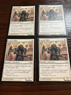 "Leonin Elder" - Magic the Gathering Mirrodin Set (10/306) (4 Cards) - Image 14