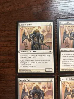 "Leonin Elder" - Magic the Gathering Mirrodin Set (10/306) (4 Cards) - Image 15