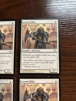 "Leonin Elder" - Magic the Gathering Mirrodin Set (10/306) (4 Cards) - Image 16