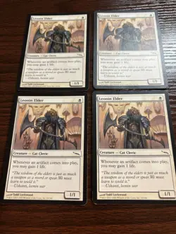 "Leonin Elder" - Magic the Gathering Mirrodin Set (10/306) (4 Cards) - Image 2