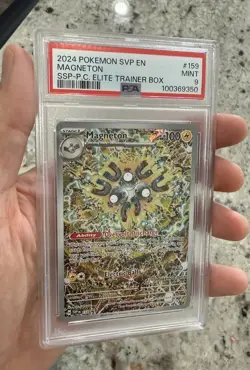 PSA 9 Magneton SVP 159 Pokemon Center Stamp Promo Mint 2024 Pokemon Card - Image 4