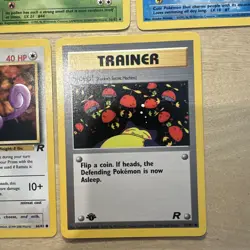 Vintage Pokemon Cards - 1st Edition Team Rocket Lot - 8 First Ed Cards - Image 9