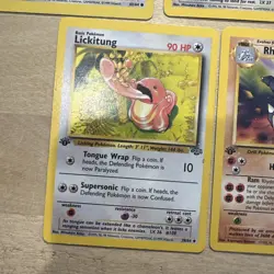 Vintage Pokemon Cards - 1st Edition Jungle Lot - 11 First Edition Cards - Image 10