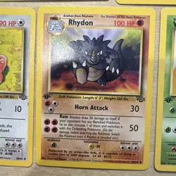 Vintage Pokemon Cards - 1st Edition Jungle Lot - 11 First Edition Cards - Image 11