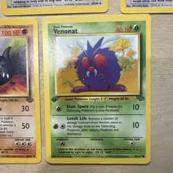 Vintage Pokemon Cards - 1st Edition Jungle Lot - 11 First Edition Cards - Image 12