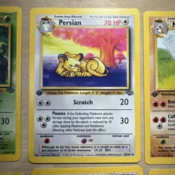 Vintage Pokemon Cards - 1st Edition Jungle Lot - 11 First Edition Cards - Image 3