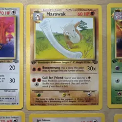 Vintage Pokemon Cards - 1st Edition Jungle Lot - 11 First Edition Cards - Image 4