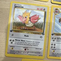 Vintage Pokemon Cards - 1st Edition Jungle Lot - 11 First Edition Cards - Image 9