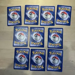 Vintage Pokemon Cards - Base Set Shadowless Cards - 10 Shadowless Card Lot - Image 12