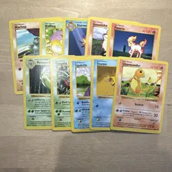 Vintage Pokemon Cards - Base Set Shadowless Cards - 10 Shadowless Card Lot - Image 19