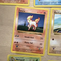 Vintage Pokemon Cards - Base Set Shadowless Cards - 10 Shadowless Card Lot - Image 8