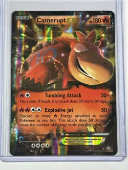 Camerupt EX 29/160 XY Primal Clash Ultra Rare Holo Pokemon Card - Image 1
