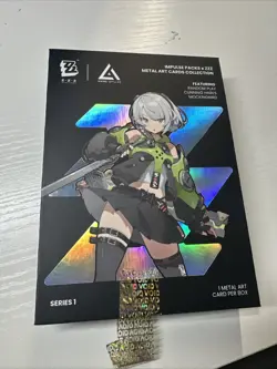 Zenless Zone Zero Nekomiya And Belle Metal Art Card Anime Impulse 2025 Hoyoverse - Image 4