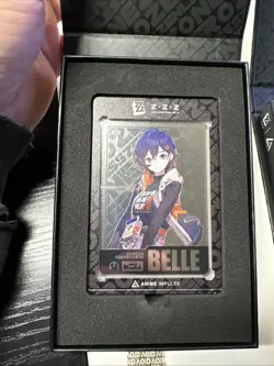 Zenless Zone Zero Nekomiya And Belle Metal Art Card Anime Impulse 2025 Hoyoverse - Image 6