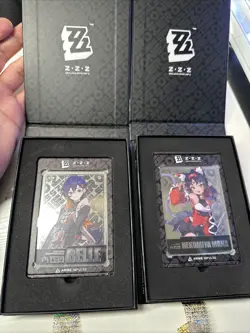 Zenless Zone Zero Nekomiya And Belle Metal Art Card Anime Impulse 2025 Hoyoverse - Image 8