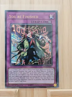 MP24-EN225 You're Finished Ultra Rare Yu-Gi-Oh Card 1st Edition New - Image 1