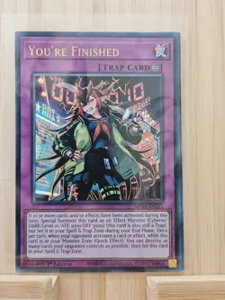 MP24-EN225 You're Finished Ultra Rare Yu-Gi-Oh Card 1st Edition New - Image 2