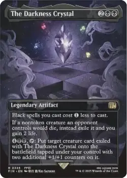 MTG The Darkness Crystal (Borderless) - 335 / English / Near Mint - Image 1