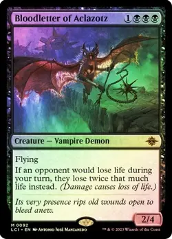 Bloodletter of Aclazotz FOIL The Lost Caverns of Ixalan #0092 NM MTG - Image 1