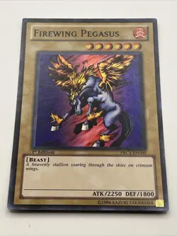 Yu-Gi-Oh! TCG - Firewing Pegasus PRC1-EN005 - Super Rare 1st Ed FOIL Konami - Image 3