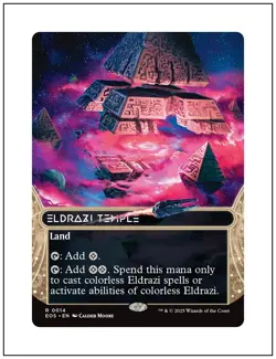 1x Eldrazi Temple, 0014, Stellar Sights, Edge of Eternities, MTG NM - Image 2