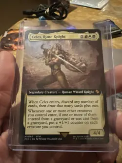 MTG Celes, Rune Knight Extended Art #167 Final Fantasy Non-Foil - Image 1